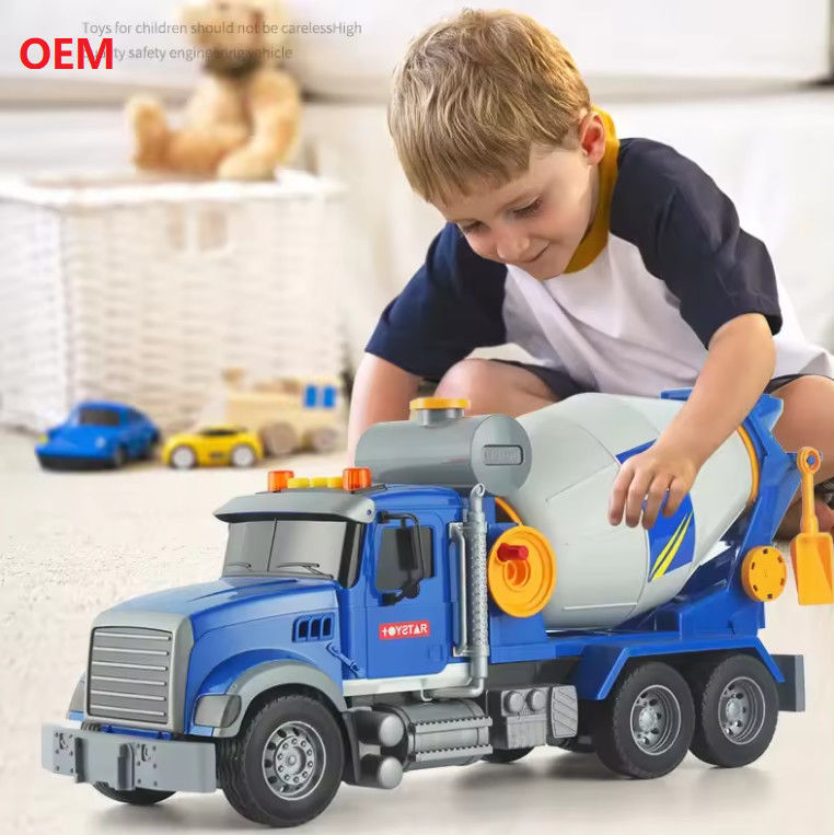 Zusammengestellte Mixer Truck Farbe Kunststoff zurückziehen Autospielzeug für Kinder nur OEM