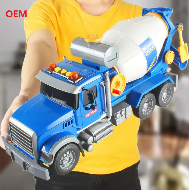Zusammengestellte Mixer Truck Farbe Kunststoff zurückziehen Autospielzeug für Kinder nur OEM
