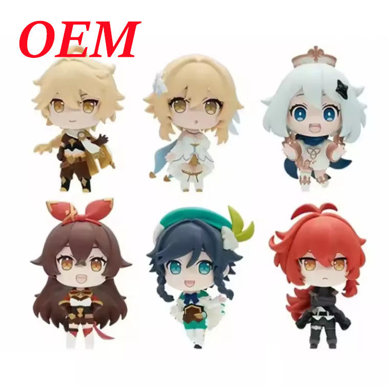 Zeichentrickfilme Modelle Actionfiguren Anime Figuren Spielzeug für die Dekoration in kundenspezifischen Farben