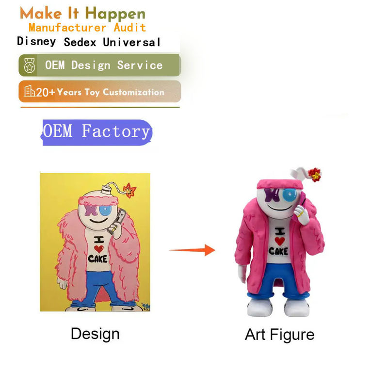 30-40 Tage Schimmelzeit Benutzerdefiniertes Kunststoffspielzeug / PVC-Spielzeug Unisex Geschlecht Film-TV-Thema