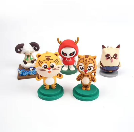Custom Made Soft PVC 3D Promotional Cute Action Figures Blind Box Toy OEM Manufacture