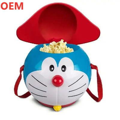 OEM Custom New Style 3D niedliche Zeichentrickfilm Plastik Popcorn Eimer