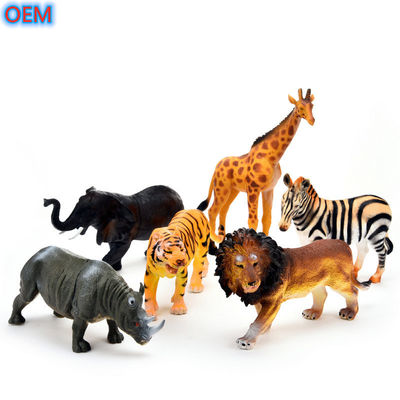 Custom Plastic PVC Wildtierfiguren Spielzeug für Kleinkinder OEM Design