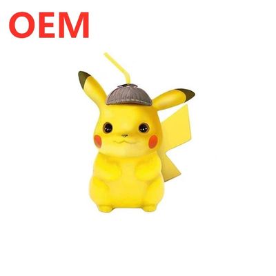Maßgeschneiderte Herstellung Kunststoffform 3D Cartoon Pikachu Figur Strohbecher