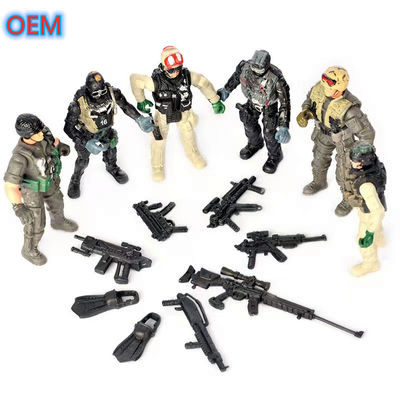 OEM 3d Joy Action Figure Spielzeug Custom Plastik Soldat Figur Militär Figur