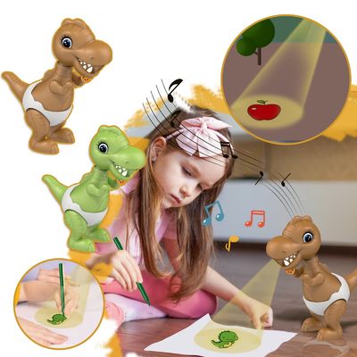Zeichentrickfilm-Slide-Projektor LED Taschenlampe Projektion Taschenlampe Kinder Spielzeug
