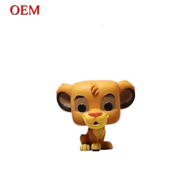 3D-Cartoon Pop Löwenstatue Animation Kunststoff Tiermodell Spielzeug