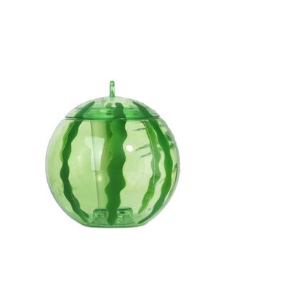 Maßgeschneiderte Plastik-Frucht-Glas mit Stroh süße Milch-Tee-Tasse tragbare Saftflasche