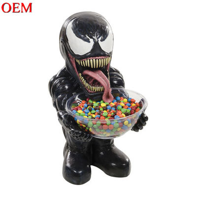 Hersteller OEM Custom Venom Lethal Protector Candy Bowl Holder Zeichentrickfigur