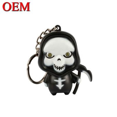 OEM-Logo Soft PVC 3D Schlüsselkette Custom Tier Schlüsselkette Figur eigenes Design Schlüsselketten