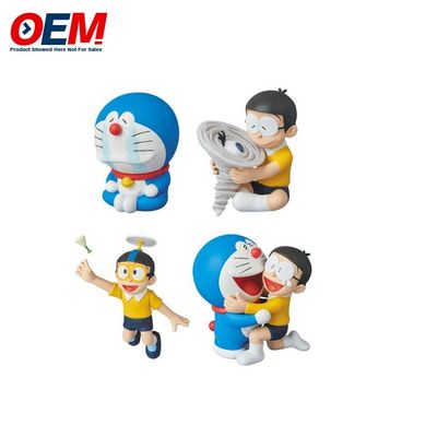 Custom Doraemon Puppe Spielzeug Kunststoff Cartoon Charakter 3D Spielzeug PVC Spielzeug custom