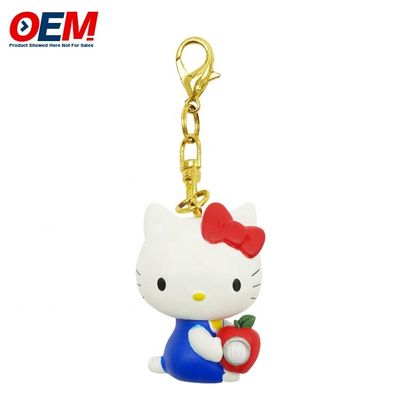 Cat Cute Hello Kitty Schlüsselketten Melodie 3D Zeichentrickfilm Schlüsselkette