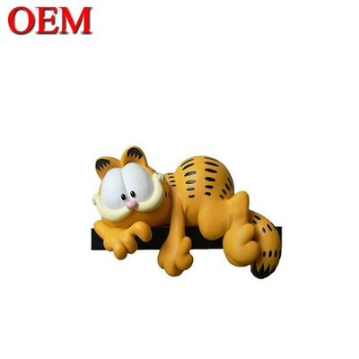Hersteller OEM Kunststofffaul Katzen-Spielzeug Figur Custom PVC 3D Anime Injektion Kunst Vinyl Spielzeug