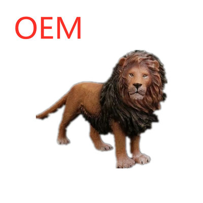 OEM 3D Cartoon Plastikfiguren Action Tiere Spielzeug mit Löwen