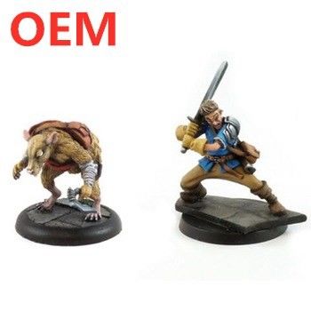 Personalisierte Kunststoffstücke Miniaturen Spiel