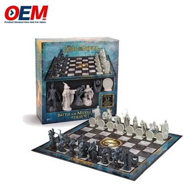Maßgeschneiderte Kunststofffiguren-Tischspielzeuge Risiko/Schach/Bildung/Geschäft/Trinken/Tischspiel mit Box