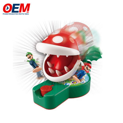 Spiele Zähne Super Mario Piranha Plant Escape Made Tabletop Action Spiel für Altersgruppen 4+ mit 2 Sammler Super Mario Action Figuren