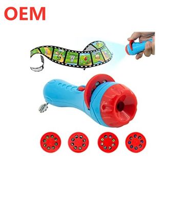 Maßgeschneiderter Baby-Schlafgeschichte Projektor Taschenlampe Spielzeuglampe Taschenlampe