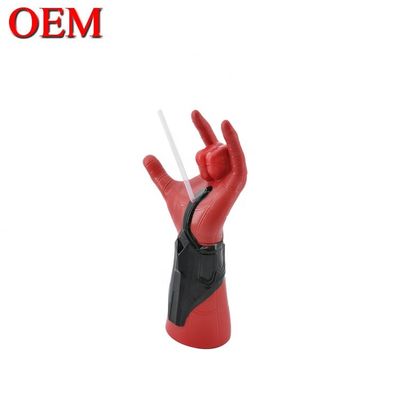 Custom Spider-Man 3D Modell Flasche OEM Charakter Form Strohbecher aus ABS 50oz Becher Fabrik