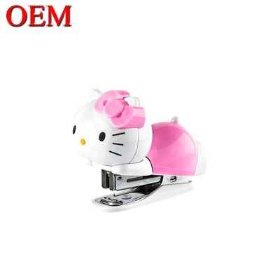 Kunststoff-Kundenschmuck-Kätzchen-Katze-Tier-Form-Büro-Stapler/Schul-Stapler für Studenten