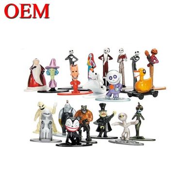 Customized Weihnachtskuchen Topper Spielzeug Set OEM Geburtstagsfeier Cupcakes Figuren Bobbelköpfe Spielzeug Puppen Set